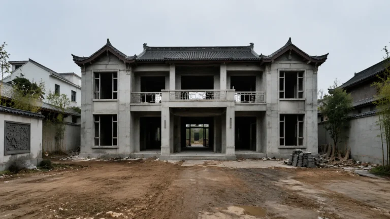 龙川老隆镇360平 现代别墅施工案例 工程图片 1